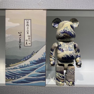 Cookkanagawa Surfing 1/6 Project 400% 28ซม.Bearbrick โมเดลตุ๊กตาของเล่นสําหรับเด็ก