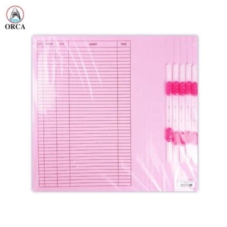 (10 แฟ้ม) แฟ้มกระดาษ A4 ตราออร์ก้า ORCA มี 5 สี FLA-101 ลิ้นแฟ้มพลาสติก เจาะพลาสติก เก็บเอกสาร