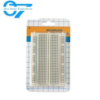 Breadboard 400 Holes บอร์ดทดลอง 400 รู , Protoboard โฟโต้บอร์ด โพรโทบอร์ด