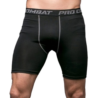 PRO COMBAT กางเกงรัดกล้ามเนื้อ กางเกงออกกำลังกายขาสั้น Compression Shorts