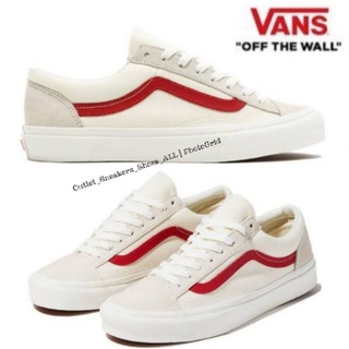 รองเท้า Vans Old Skool Style 36 Marshmallow Jolly Red ส่งฟรี