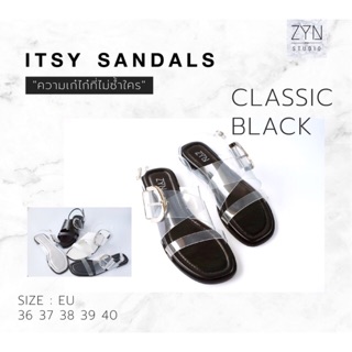 ซินสตูดิโอ : ZYN STUDIO ITSY SANDALS  CLASSIC BLACK