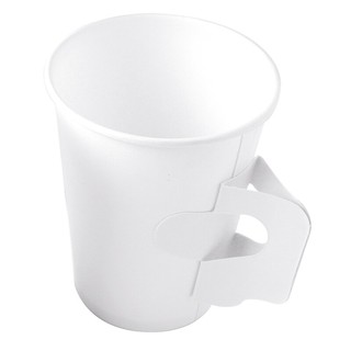 แก้วกระดาษมีหูจับ 9 ออนซ์ (แพ็ค 50 ใบ) Paper cup with handle 9 oz. (Pack of 50)