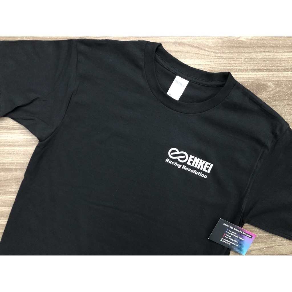 RIM Enkei RPF1 ES-TARMAC NT03 ENKEI92 Revolution Limited (เสื้อยืดสีดํา)