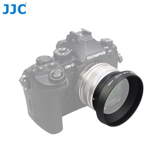 JJC Metal Lens Hood 46mm สำหรับ OLYMPUS M.ZUIKO DIGITAL 17mm F1.8 แทนที่ LH-48B