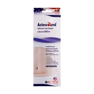 Actewound Silicone Gel Si Silicone Gel / Gel Sheet / Actewound Clear แอ็คติวูนแผ่นแปะซิลิโคน #L1