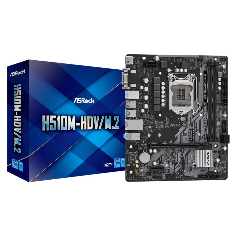 MAINBOARD ASROCK H510M-HDV/M.2 LGA1200 (by Pansonics)