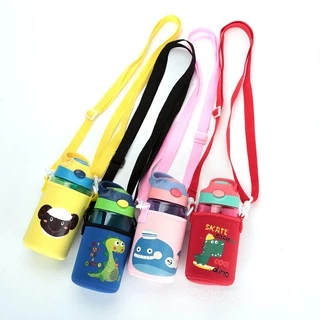 ShopAt.Two[CN-3162] กระเป๋าใส่กระติกน้ำ(ไม่มีกระติกน้ำ)ลายการ์ตูนพร้อมสายสะพาย