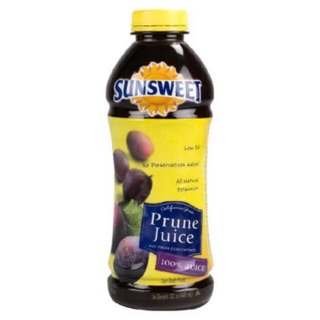 น้ำลูกพรุนซันสวีท SUNSWEET PRUNE Juice 100% 946ml