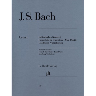 BACH Italian Concerto, French Ouverture, Four Duets, Goldberg Variations (HN129)