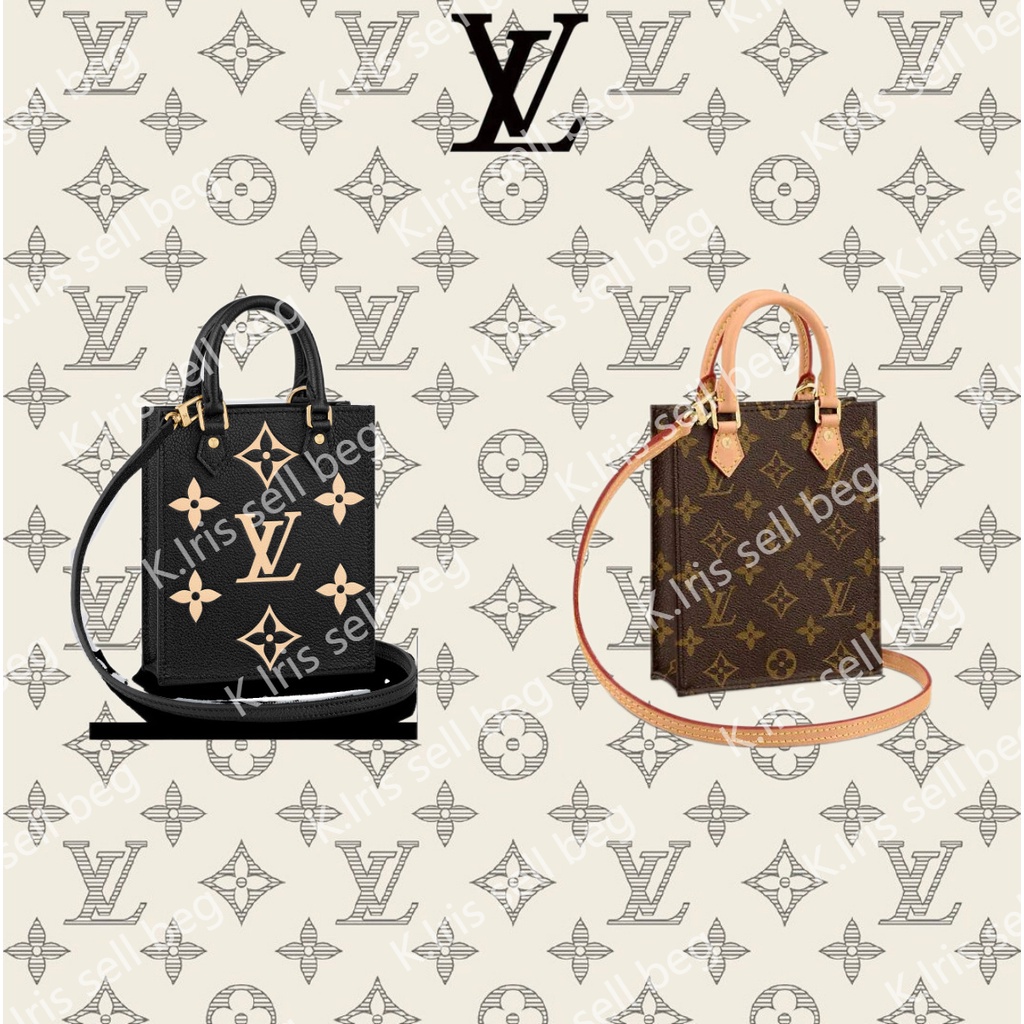 Louis Vuitton/ LV/ PETIT SAC PLAT กระเป๋าถือ