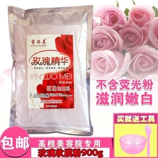Rose Soft Mask Powder Hydrating Moisturizing Brightening Skin Tone Chamomile Soothing Mint Mask Powder ร้านเสริมสวย 900g