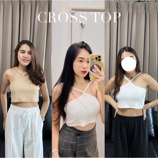 - Cross top - เสื้อผ้าร่องสายเดี่ยวไขว้