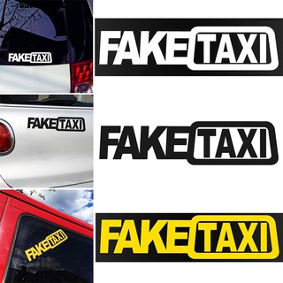 สติกเกอร์ ลาย FAKE TAXI สำหรับตกแต่งรถยนต์