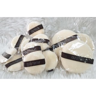 พัฟใหญ่ 10 cm. ใส่กระปุกไม่ได้  LauraPuff ลอร่าพัฟ ของแท้ของใหม่ Laura mercier พัฟแป้งฝุ่น พัฟลอร่า ของแท้ ของใหม่