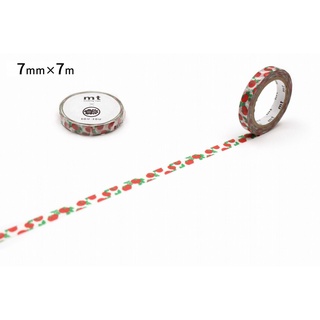 mt masking tape tomato (MTSOU13) / เทปตกแต่งวาชิ ลาย tomato แบรนด์ mt masking tape ประเทศญี่ปุ่น