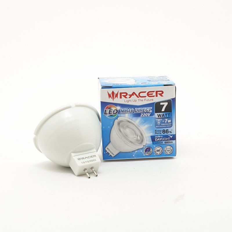 หลอด LED RACER MR16 7 วัตต์ DAYLIGHTWRAMWHIE GU5.3 220v - polwat ...