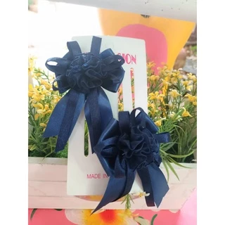 โบว์ติดผมนักเรียน เป็นคู่ สีน้ำเงิน สีขาว และหลากสี มีหลายแบบ ขายเป็นคู่
