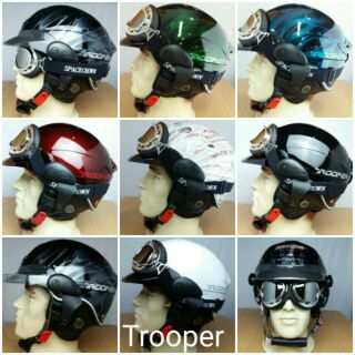 💯รุ่นTrooper+แว่นปรอท🔥: size L หลายลาย!!