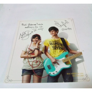 โปสการ์ดอวยพรปีใหม่ ปี 2012 ศิลปิน เก้า จิรายุ &amp; แนท  ณัฐชา อัลบั้ม GMM GRAMMY BEST OF THE YEAR 2011