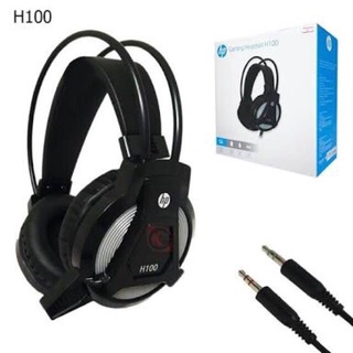 HeadSet HP (H100) Black หูฟังสำหรับเล่นเกม ประกัน 2Y