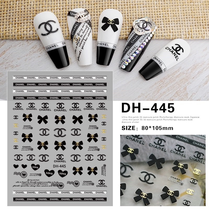 สติกเกอร์แบรนด์แต่งเล็บ แผ่นละ12.- 📍 สั่งซื้อขั้นต่ำ2แผ่นขึ้นไป