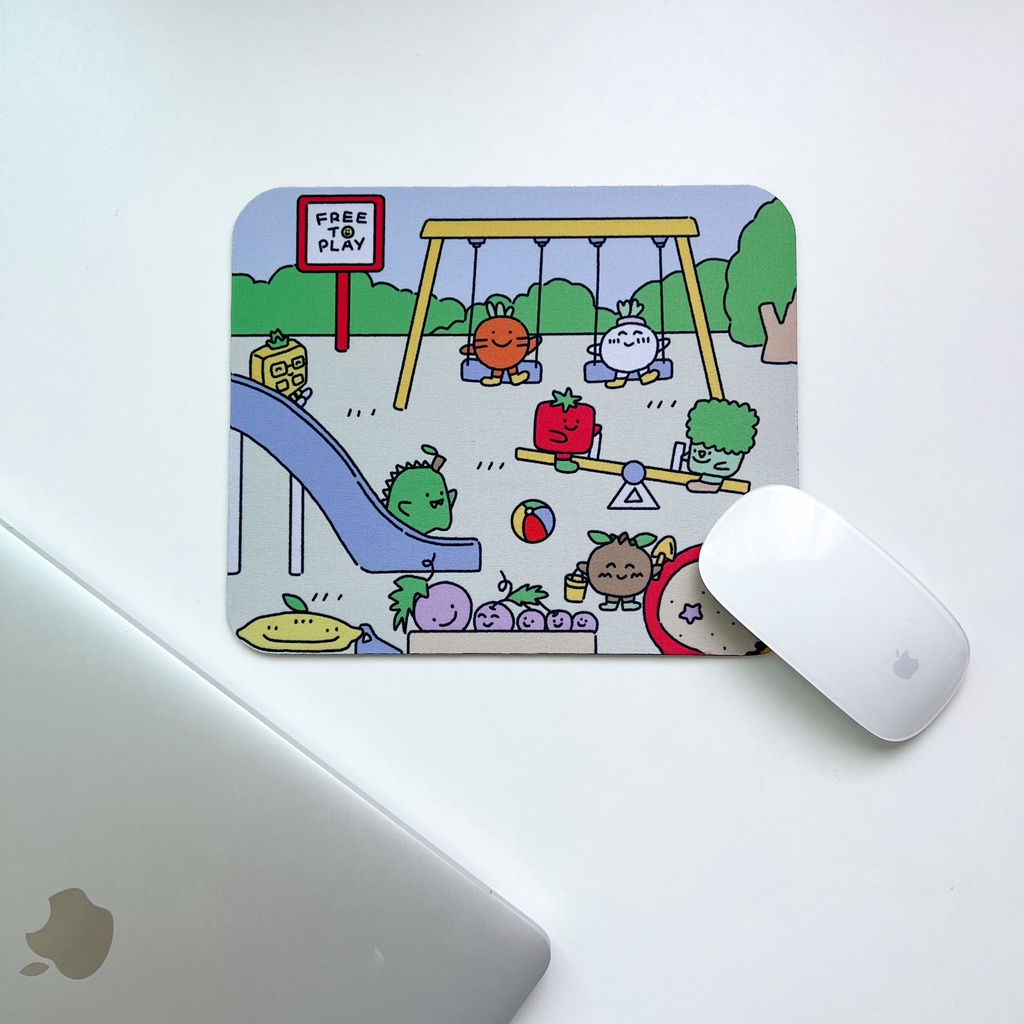 💘พร้อมส่ง💘แผ่นรองเมาส์ Mousepad ลายพี่แครอทและเพื่อนๆ จากแบรนด์ Housebrand.carrot