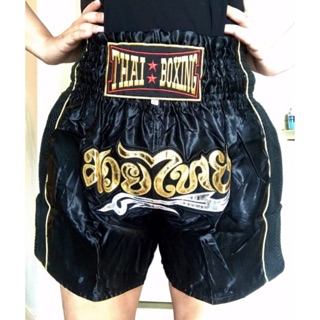 กางเกงมวยผู้ใหญ่ตาข่ายข้าง [For adults] มี 9 สี [พร้อมส่ง] มีเก็บเงินปลายทาง Muay Thai Shorts 泰拳裤