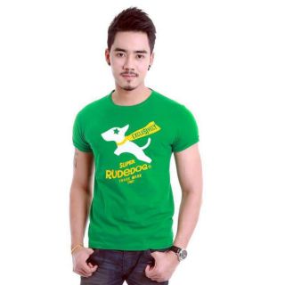 Rudedog เสื้อยืด รุ่น Super สีเขียว