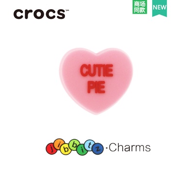 CROCS จิบบิทซ์ รูปหัวใจ เป็นหัวใจ คุณภาพสูง อุปกรณ์เสริม สําหรับรองเท้า Croc jibbitz