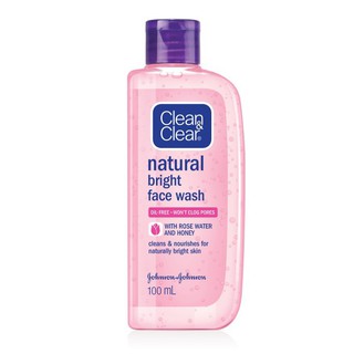 Clean & Clear Natural Bright Face Wash คลีน แอนด์ เคลียร์ โฟมล้างหน้า เนเชอรัล ไบรท์ เฟซ วอช (เลือกขนาด)