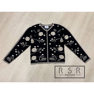 พร้อมส่ง🌹 rose black cardigan 🌹