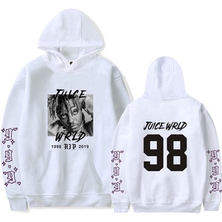 เสื้อฮู้ดดี้ แบบสวม สวมทุกวัน ลาย Rapper Juice Wrld Rip สําหรับผู้ชาย JZ