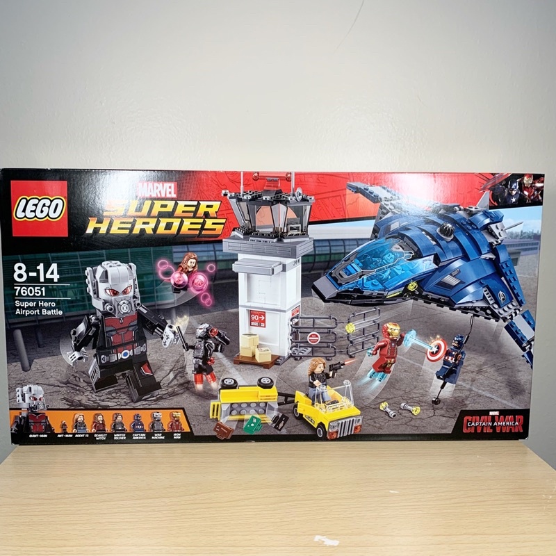 LEGO Marvel Super Hero Airport Battle (76051 Avenger Civil War) ของเล่นของสะสม ตัวต่อเลโก้ มือสอง สภาพใหม่ ไม่เคยแกะ