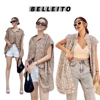 เสื้อแขนกุดกระดุมหน้าเสริมบ่าแต่งทรงสวยจะใส่ปล่อยๆ ก็น่ารัก by BELLEITO style เกาหลี