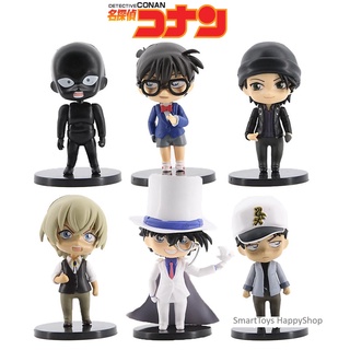 เซ็ตตุ๊กตาโมเดลฟิกเกอร์ Conan And Friends Limited Edition Model Figure ชุด 6 ตัวแอคชั่นสุดน่ารัก