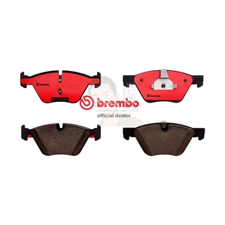 P06 060C ผ้าเบรก-F-แท้ BREMBO รุ่น Ceramic : BMW ซีรี่ส์ 5 (F10) 520d 520i 530d (F11) 525d 528i 530d 10-&gt; การันตีคุณภ...