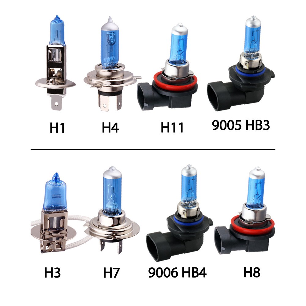H1 H3 H4 H7 H8 H9 H11 HB3 HB4 9006 55W 100W 5000K Super Bright White รถฮาโลเจนหลอดไฟรถจัดแต่งทรงผมไฟหน้าหมอกไฟ - รูปที่ 5