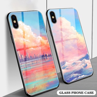 เคสโทรศัพท์มือถือลายก้อนเมฆสําหรับ Huawei Nova 3I 5T Huawei P30 Pro P40 Pro Honor 10 Play Mate 30 20 Pro Nova 2I 3E Y9 P20 Pro P30 Lite