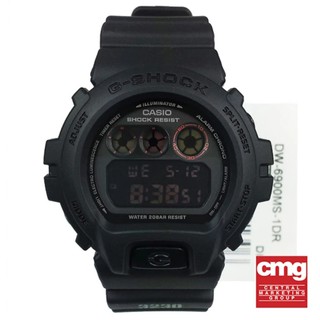 CASIO G-Shock สายเรซิ่นสีดำ รุ่น DW-6900MS-1DR "ประกันศูนย์ CMG"