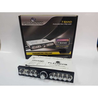 PLATINUM PT-CHAMP7 ปรีแอมป์ 7 แบนด์ PLATINUM 7 BAND PARAMETRIC EQUALIZER