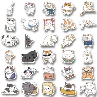 ญี่ปุ่นการ์ตูนแมวสติกเกอร์ 62 ชิ้นน่ารักกันน้ํา ง เอแคลส์ แล็ปท็อปโทรศัพท์มือถือตกแต่ง น่ารัก เครื่องเขียนของขวัญ