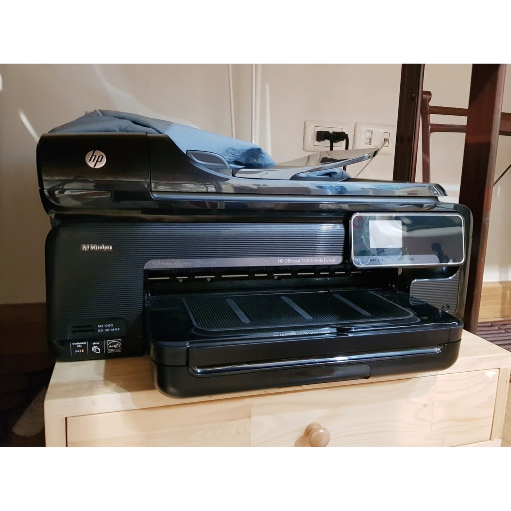 [มือสอง จัดส่งฟรี!!] ปริ้นเตอร์ HP Officejet 7500A ขนาด A3 - all in one Printer