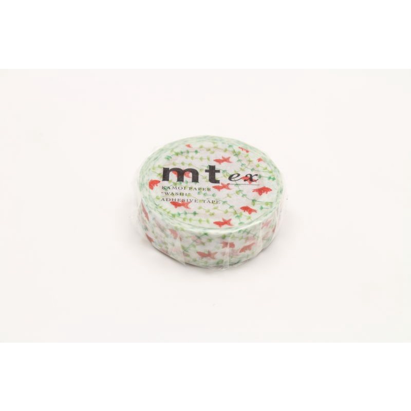 mt masking tape R goldfish (MTEX1P130R) / เทปตกแต่งวาชิ รุ่น R ลาย goldfish แบรนด์ mt masking tape ประเทศญี่ปุ่น ราคา ถูกที่สุด ดีลบีเคเค
