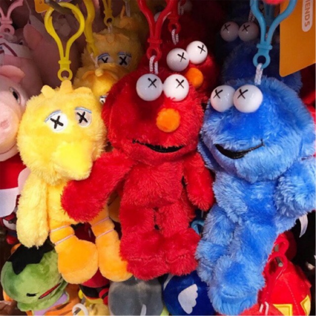 พวงกุญแจตุ๊กตาเอลโม่ พวงกุญแจตุ๊กตาSesame Street