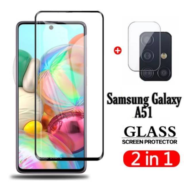 กระจกนิรภัย Samsung A51 ฟรีกล้องเลนส์