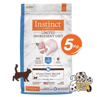 Instinct Limited Ingredient Diet Turkey Cats อินสติงต์ ลิมิเต็ด อินกรีเดียนท์ ไดเอท เตอร์กี สำหรับแมวที่มีปัญหาภูมิแพ้