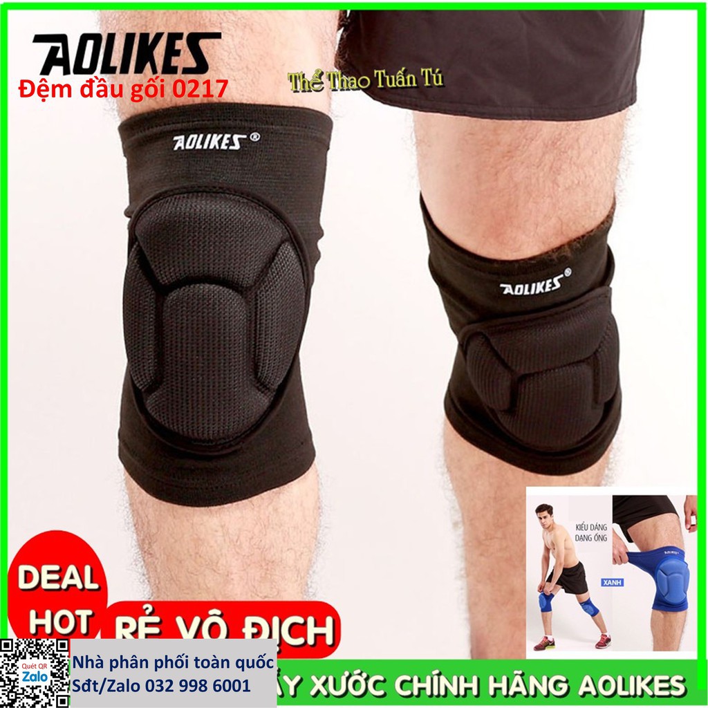 Aolikes ของแท้ Anti-Scratch Knee Wrap 0217A (1 คู่) baymuoi264