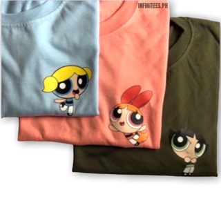 Power Puff Girls Aesthetic Statement Tees/Tshirt/Shirt Printed High Quality Unisex CODเสื้อยืด