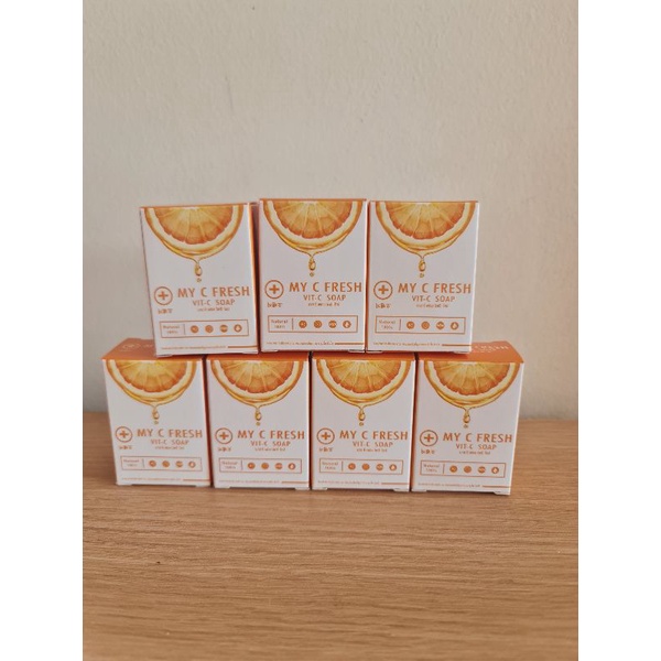 สบู่ส้ม MY C FRESH (VIT C SOAP)